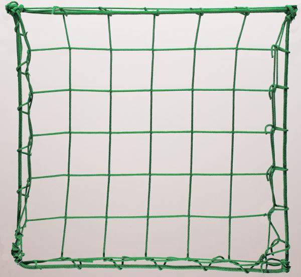 Protection net, PP 8cm 4mm green machine-made