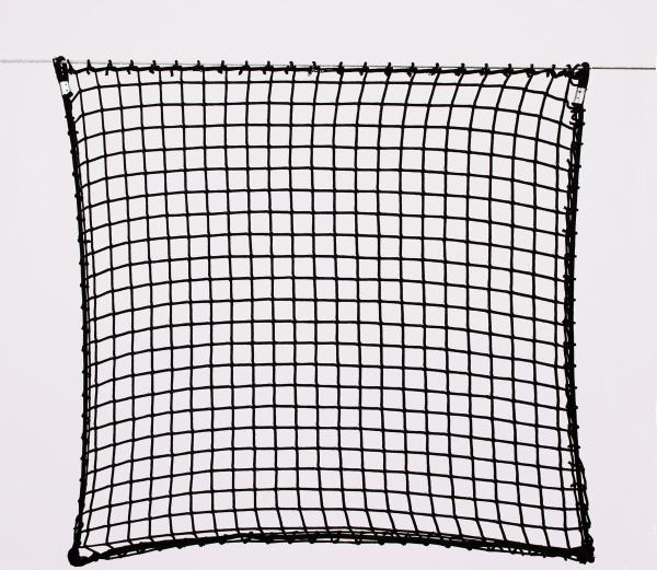 Protection net, PP 3cm 3mm black machine-made